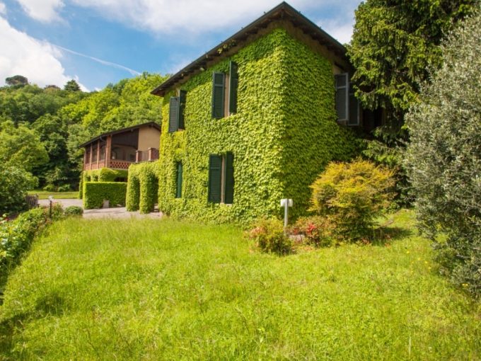 villa affitto como arredata vista lago