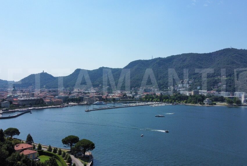 lago di como appartamento moderno città