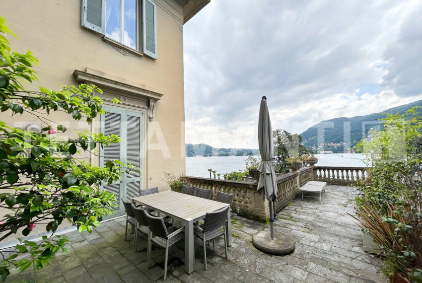 blevio appartamento con terrazza vista lago