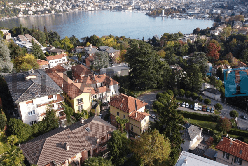 villa in vendita a como con terrazzo